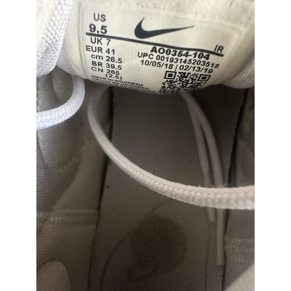 Nike Women's Zoom 2K Casual Sneakers Mesh White Volt Aqua Size 9.5 Shoes - Picture 8 of 8